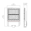 5 Jahre Garantie UL DLC ETL aufgeführtes hochwertiges energiesparendes IP65 hohes lumens100watt 150watt LED Straßenlaterne-Schuhkastenlicht